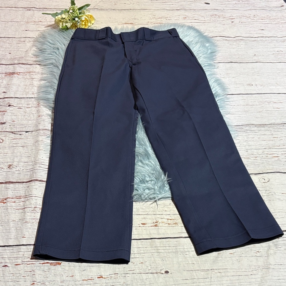 Dickies Navy Straight-Leg Work Pants